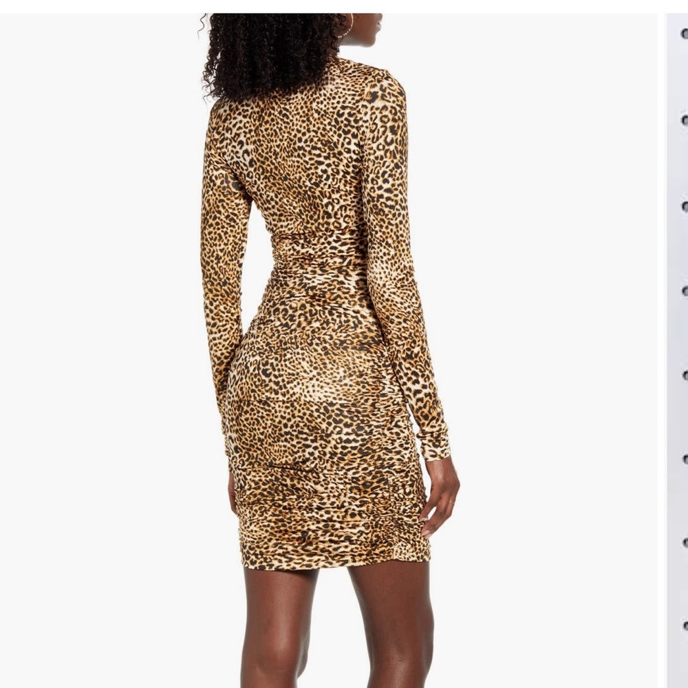 Leopard cocktail dress